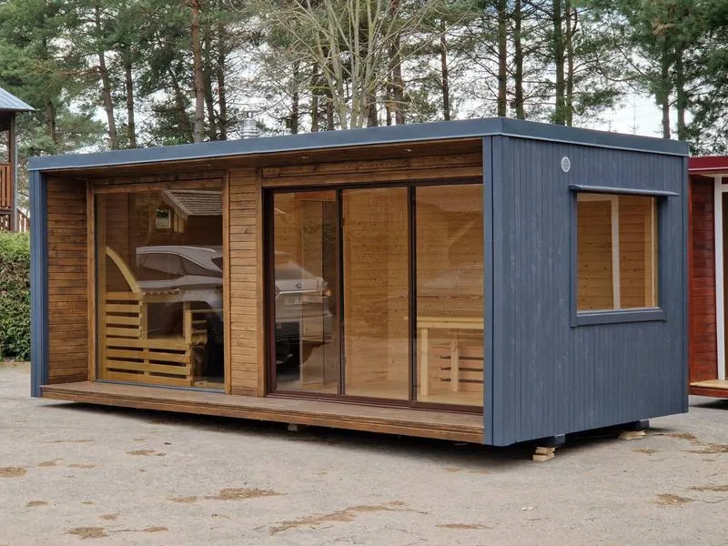 Budowa sauny ogrodowej