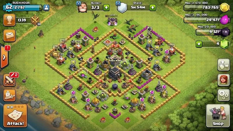 Optymalizacja zasobów Clash of Clans