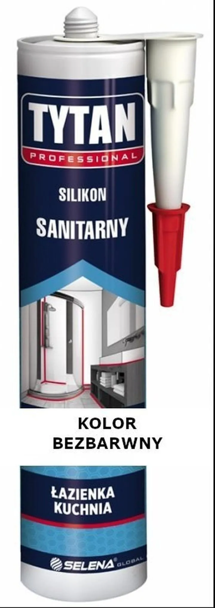Silikon sanitarny w łazience