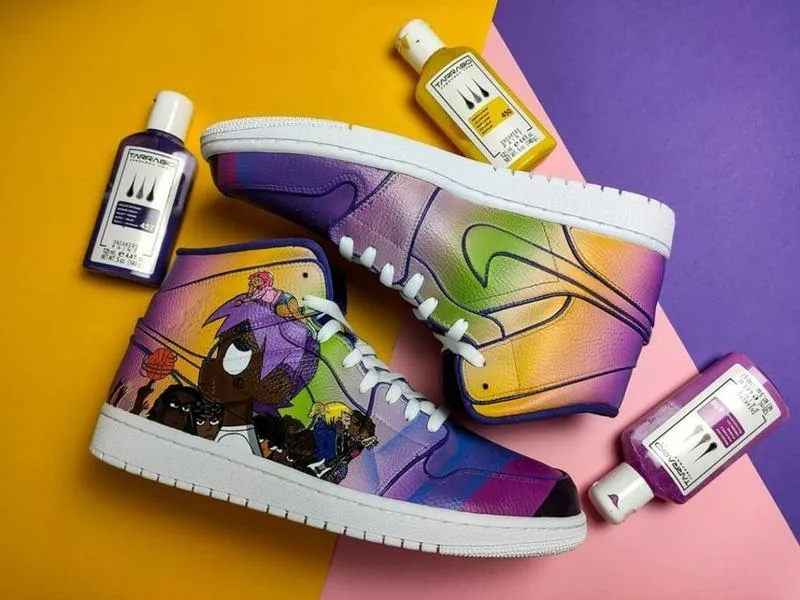 Wybór farb akrylowych do obuwia